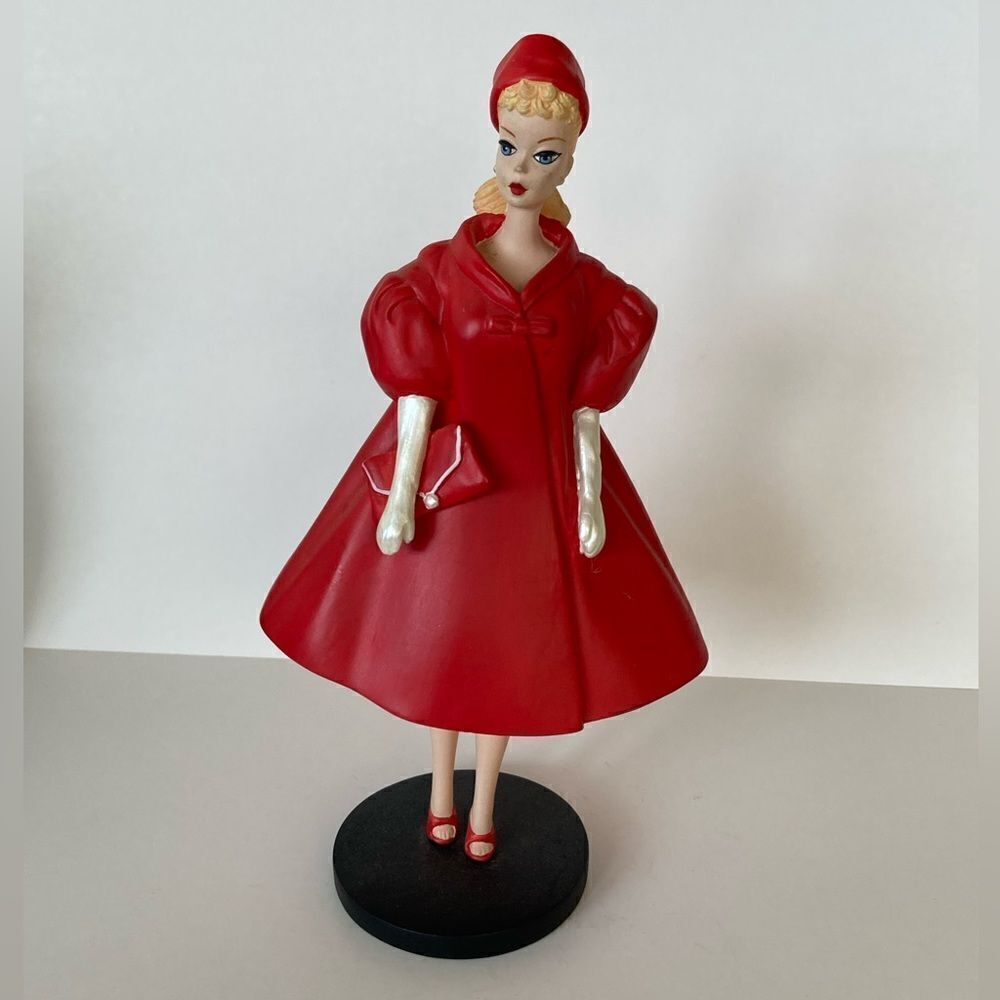 Vintage The Danbury Mint The Red Flare Barbie 1993